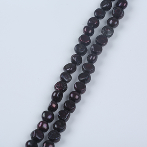 Hot Bán 9-10Mm Rượu Vang Màu Đỏ Ngọc Trai Tự Nhiên Baroque Loose Ngọc Trai Đối Với Tự Làm Đồ Trang Sức 18Cm - Product Image 4
