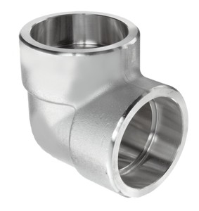 Codo Forjado Industrial Estándar ASME 40NB 3000 #   Acero Inoxidable con Soldadura por Encaje para la Industria del Petróleo y Gas - Product Image 3