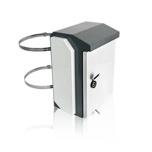 Thép mạ kẽm IP66 cực gắn CCTV giám sát bao vây hộp ngoài trời không thấm nước tủ điều khiển điện bao vây - Product Image 1