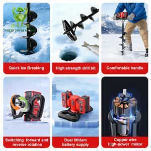 Perceuse <span class=keywords><strong>électrique</strong></span> pour la pêche sur glace, <span class=keywords><strong>tarière</strong></span> à glace, perceuse à glace, <span class=keywords><strong>tarière</strong></span> de forage, <span class=keywords><strong>tarière</strong></span> à trous de poteaux - Product Image 6