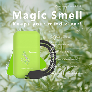 Inhalador Nasal de Aceite Esencial de <span class=keywords><strong>Romero</strong></span> <span class=keywords><strong>Herbal</strong></span>, Alivia Mareos <span class=keywords><strong>y</strong></span> Dolores de Cabeza para el Estrés, Estudio <span class=keywords><strong>y</strong></span> Trabajo - Product Image 4