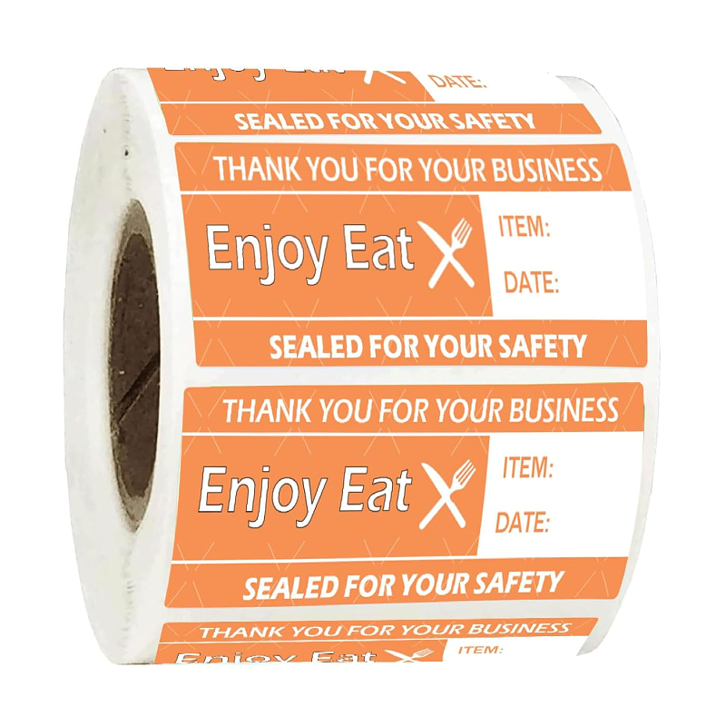 Factory New Customized Adhesive Sticker Own Paper Label for Food Packaging Boxes and Bottle Labels Sandwich Use