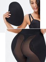Bodys grande taille Shapewear pour femmes Culotte de rehausseur de fesses avec rembourrage respirant pour grosses hanches Fake-Butt Hip Shaper