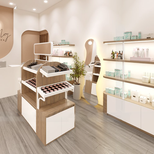Diseño Personalizado de Fábrica para Decoración Interior de Tiendas de Cosméticos Pequeñas, Mostrador, Estante, Vitrinas para Tiendas de Maquillaje - Product Image 4