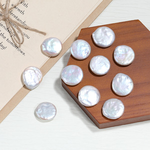 ไข่มุกทรงหยดน้ำสีม่วงแบบบาโรก ขนาด 15-20 มม. แบบเม็ดเดี่ยว ใหม่ ประกายวิบวับ ดีไซน์ไร้รอยต่อ ไม่ต้องใช้กาว - Product Image 2