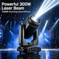 Module laser extérieur étanche IP66 300W, faisceau laser mobile, Gobo, Prisme, CMY, Blanc, pour scène, événement, spectacle, concert