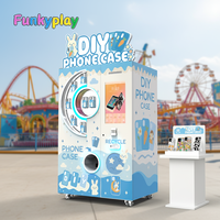 Funkyplay Impresora UV 3D Todo en Uno, Kiosco para Impresión de Carcasas de Teléfono Personalizadas, Máquina Expendedora para Creación de Fotos DIY, Máquina de Impresión de Carcasas de Teléfono