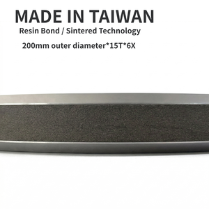 200mm Resin Diamond Disk Fine <b>Abrasive</b> Grit #120 for Surface Grinding of Carbide <b>Tools</b> & Molds - Product Image 2