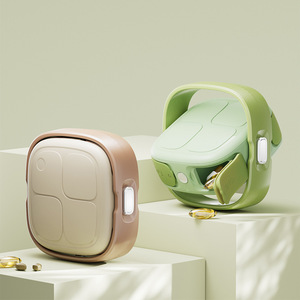 Boîte d'absorption magnétique rotative pour médicaments, mini-boîte de rangement portable pour trois repas par jour, qualité alimentaire AL151 ONE - Product Image 3
