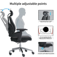 Haute qualité luxe nouveau dos maille gestionnaire chaise d'ordinateur fournisseur Design ergonomique noir exécutif PDG chaise de bureau pour le travail