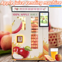 Distributeur automatique intelligent de jus de pomme frais, réfrigéré, toutes langues, fonction SDK, système Android