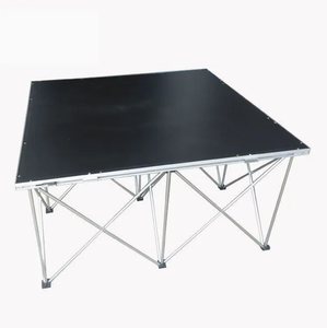 ESI Sistema de escenario elevador de aluminio modular portátil más popular Capacidad de carga de 500Kg Instalación rápida Marca personalizada para el comercio - Product Image 1