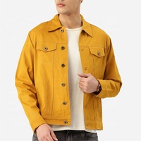 dark yellow denim jacket