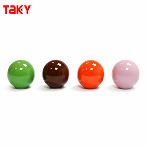 Precio de fábrica: Perilla de bola de baquelita de plástico roja y negra para maquinaria y muebles - Product Image 3