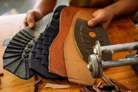 Outil de fabrication de semelles en cuir pour cordonnier, matériaux cuir, EVA, caoutchouc, polyuréthane, machine de découpe de semelles en cuir pour chaussures faites à la main