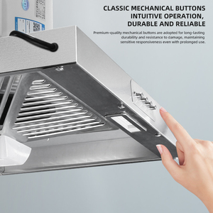 <span class=keywords><strong>Campana</strong></span> <span class=keywords><strong>Extractora</strong></span> Eléctrica de Flujo Inclinado de 2000W con Botón de Impulso, Eficiente en Consumo de Gas, Extractor de Humo para Cocina Doméstica y Habitaciones de Alquiler - Product Image 4