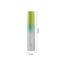 Flacon pulvérisateur de parfum en plastique personnalisable de 15 ml, atomiseur dégradé givré pour huiles essentielles, brume pour le visage, contenants d'échantillons