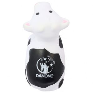 Custom Logo White Cute Cartoon Cow Stress <b>Ball</b> Soft PU Foam <b>Squeeze</b> Toy Stress Reliever for Promotional Activities - Product Image 5