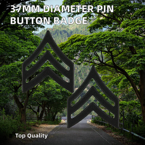 Botón de Solapa con Baño 3D Sin Níquel de 37mm de Diámetro - Product Image 2