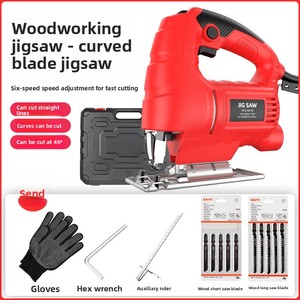 <span class=keywords><strong>Scie</strong></span> sauteuse électrique standard américaine 110V, machine <span class=keywords><strong>à</strong></span> découper le bois portative, mini <span class=keywords><strong>scie</strong></span> <span class=keywords><strong>à</strong></span> <span class=keywords><strong>chantourner</strong></span> multifonctionnelle 55mm pour le travail du bois - Product Image 2