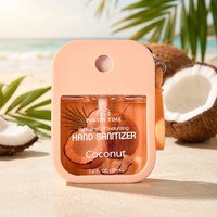 Poetry Time Vente en gros OEM Brume parfumée désinfectante pour les mains au design crochet, parfum aux notes de fruits et fleurs, boîte de présentation, mini parfum 35ML