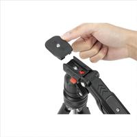 Goocong trépied en aluminium léger et portable pour appareil photo numérique DSLR trépied pour les voyages en plein air