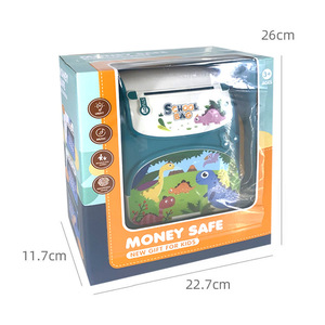 Mochila creativa con forma de hucha y contraseña de huella dactilar para niños de 4 a 6 años, juguete con pilas, regalo - Product Image 5