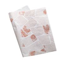 Vente en gros de papier d'emballage sulfurisé de qualité alimentaire avec logo personnalisé pour l'emballage de gâteau pizza snack pain pour hamburgers boules de riz