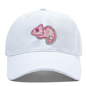 <span class=keywords><strong>Gorra</strong></span> de Béisbol Jacquard Elástica Ajustada Camaleón Personalizada Ligera con Aspecto Delgado Estilo Urbano Blanca Otoño Bordada - Product Image 2