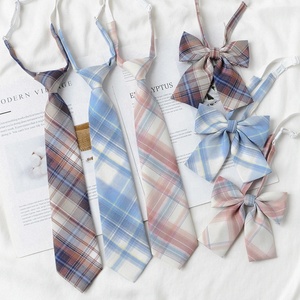 Uniforme Escolar Estilo Japonés para Estudiantes, Camisa a Cuadros para Hombre, Accesorios, Corbata de Moño Pequeña - Product Image 1