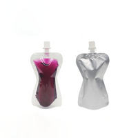 Emballage de produits liquides de recharge de 100 ml, sachet debout avec bec verseur, sachet de boisson avec bec verseur