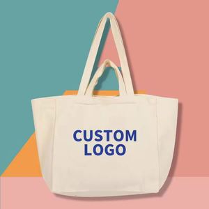 Bolsa de Lona Ecológica Lovi con Estampado Personalizado, Bolsa de Almacenamiento a Prueba de Polvo con Asa, Bolsa de Compras Casual de Gran Capacidad, con Cierre para Uso en Exteriores - Product Image 2