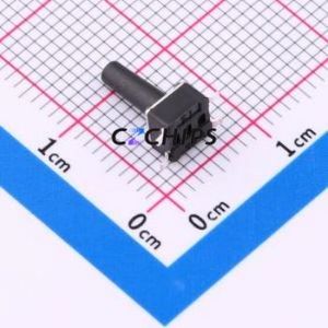 TS010-TBW1FH9.5 Tactile Switch SMD-4P,4.5x4.5mm Switch Single Pole Single Throw Round Button 2.5N Vertical Mount - Product Image 2