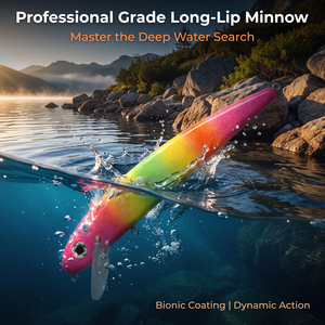 Leurre de pêche flottant Super Jake Wholesale 10 pouces 128g Hard Minnow en ABS pour la pêche au musky et au brochet - Product Image 1