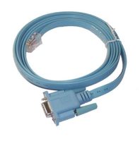 Cable de Consola de 1.80m (6 pies) RJ45 a DB9 Azul Bebé 72-3383-01 para Cisco