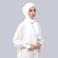 Voile long et doux pour femme musulmane, turban de prière, bandeau, bonnet, hijab, châle en jersey modal, hijab instantané, foulard pour le Ramadan