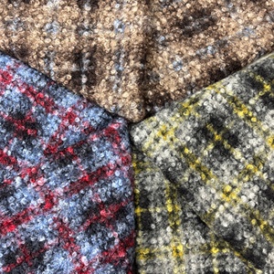 Nouveau design, <span class=keywords><strong>tissu</strong></span> extensible imprimé en fausse fourrure bouclée Teddy, doux, tricoté, aspect <span class=keywords><strong>laine</strong></span>, 100% polyester, tendance - Product Image 1