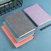 Couverture de cahier en cuir PU A5 souple personnalisable pour une utilisation dans les promotions d'affaires