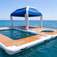 Plateforme aquatique gonflable personnalisée Aqua Ocean, plateforme de baignade gonflable, quai gonflable