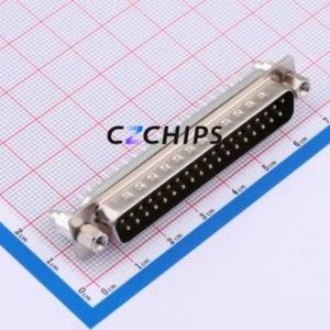 X0237WT7B5 D-Sub/VGA Connector Through hole Component (THT) Connector Standard D-Sub Male 37P Through Hole - Product Image 1