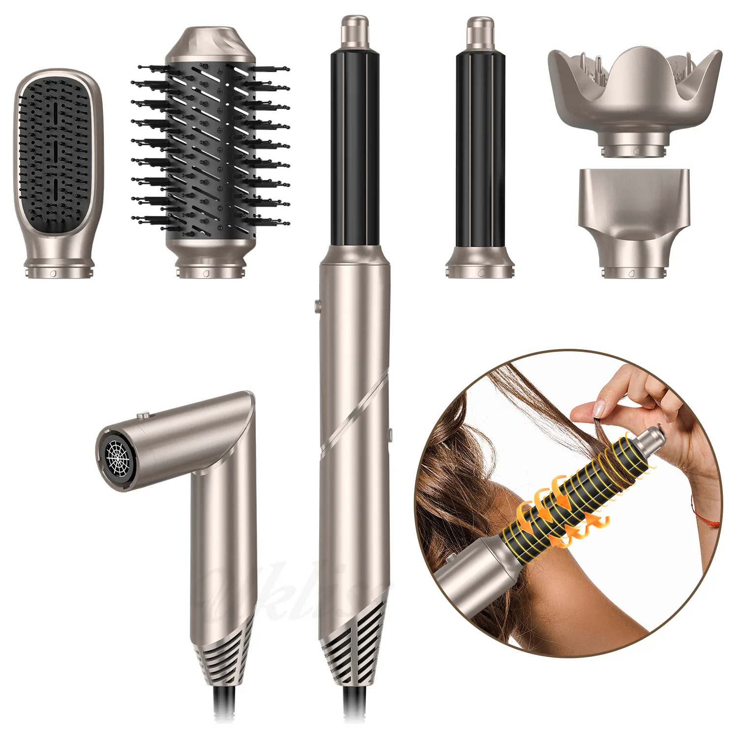 Flex style Air Styling & Drying System Leistungs starker Föhn Multi Styler Auto Wrap Locken wickler Paddel Oval bürste