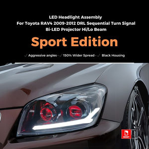 Ensamblaje de Faro LED para Toyota RAV4 2009-2012 con Luz Diurna, Señal de Giro Secuencial, Proyector Bi-LED, Haz de Luz Alta/Baja, Estilo Deportivo - Product Image 5