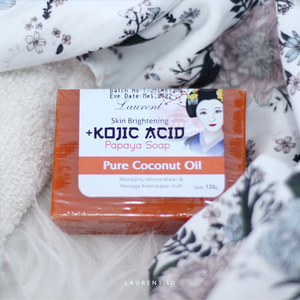 Papaya Kojic Brightening <b>Soap</b> Bar with Coconut Oil Moisturizing Skin Cleansing Bath <b>Soap</b> for Smooth Radiant Skin OEM - Product Image 3