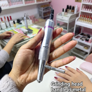เครื่องเจียรเล็บแบบชาร์จไฟได้ขายส่ง เครื่องตะไบเล็บไฟฟ้าแบบพกพา พร้อมหัวเจียรทังสเตนคาร์ไบด์ 6 ชิ้น รับทำโลโก้ตามสั่ง จำหน่ายจำนวนมาก - Product Image 3