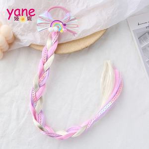 المألوف الشعر أربطة مرنة ل الباروكات والأطفال الملونة شريط مطاطي ذيل حصان - Product Image 5