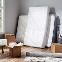 Protector de cubierta de plástico resistente Fundas de bolsa de colchón Queen de 4 Mil de espesor para mudanza y almacenamiento