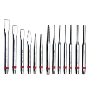 Herramienta de mano 60cr-v 13 PS S Cantiguo hisel Set pin punzón central tipo juego de punzones