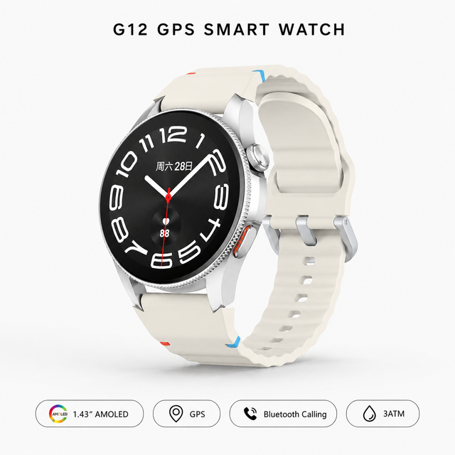 OEM ODM Bulk Supply Customizable Smart Watch 1.43 Inch Round AMOLED Screen Calling Heart Rate Sleep Monitor Smartwatch
