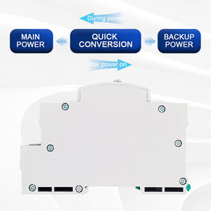 LUZRO Din Rail at L N 220V piccola doppia potenza conversione automatica selettore elettrico senza interruzione 2P 4P 63A LUZQ6 - Product Image 6
