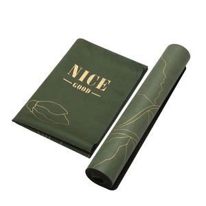 Tapete de Pilates de Alta Calidad con Superficie de Gamuza y <span class=keywords><strong>Base</strong></span> de Caucho Natural, Antideslizante, Lavable a Máquina, Tamaño/Estampado Personalizable, Extra Grueso - Product Image 3